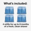 Braun Clean & Renew Refill Cartridges CCR - 4 Count