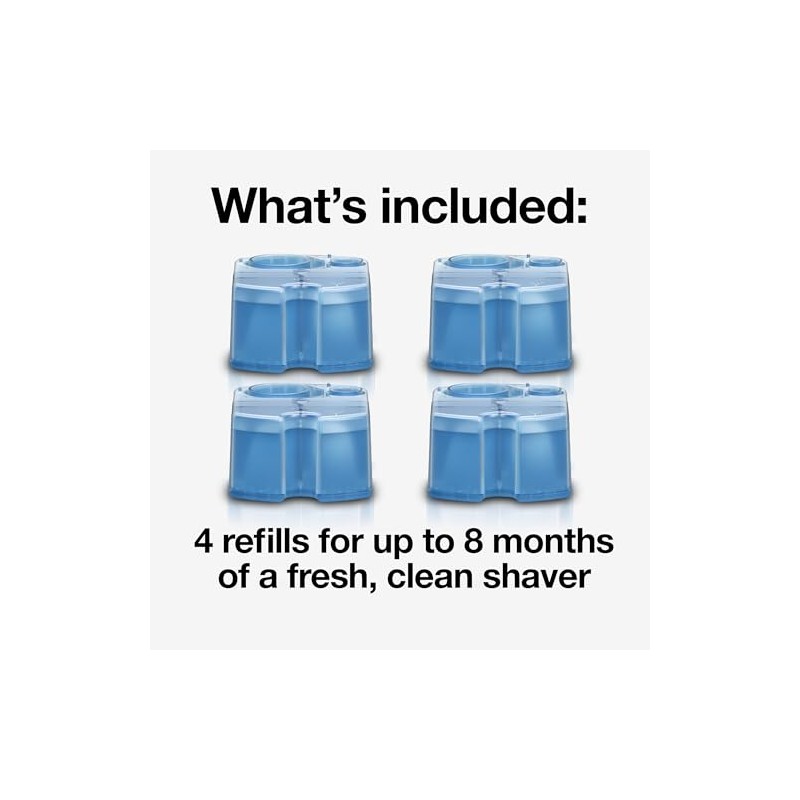 Braun Clean & Renew Refill Cartridges CCR - 4 Count