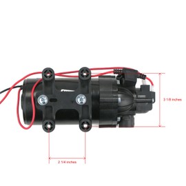 OEM | Everflo 2.2 GPM, 12 Volt, 70 PSI, Diaphragm Pump EF2200-BC, EF2200BC, 12982351