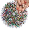 30 Sheets Christmas Nail Art Stickers 3D Self-Adhesive Nail Decals Cute Snowflake Santa Claus Elk Tree Designs Nail Stickers Winter Xmas Nails Supplies for Women Kid Nail Art Decoration Accessorie