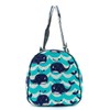 Quilted Weekend Travel Overnight 20" Large Duffle Bag (Splash Whale