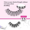 VEYESBEAUTY False Eyelashes Wispy Lashes Lightweight Natural Look Fluffy 3D