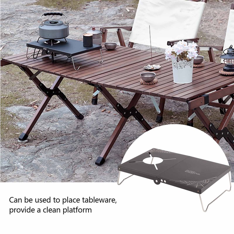 Picnic Table Aluminum Alloy Foldable Portable Mini Camping Stove Table