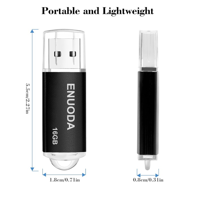 ENUODA USB Stick 16 GB USB Memory Stick High Speed
