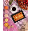 Gcardist 6Pcs Black Cookie Box with Window 22.9x15.2x6.4cm Pastry Macaron