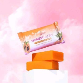 Honest Glow Papaya Kojic Soap, Cleansing and Whitening, 100g (1)