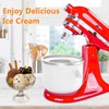 Ice Cream Maker Parts Compatible with Kitchen Aid Stand Mixer,