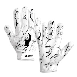 AKOBEN Ahofe Football Gloves - Black Gloves Football, White Football Gloves, Football Gear, Football Gloves Men, Adult Football Gloves, Extra Large