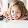DOITOOL 1 Set Wooden Cross Stitch Bookmarks DIY Embroidery Kit