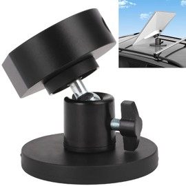 HUAJUN Magnetic Mount Adapter for Starlink Mini, Adjustable Angle, Magnetic Base, 1/4"-20 Thread Hole, No Need to Drill RV/Roof/Boat Roof Mount