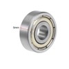 sourcing map 625ZZ Deep Groove Ball Bearing 5x16x5mm Double Shielded