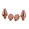 Chicago Electric Fit Spot Welding Tips 1/4" Contact Area 2-Pack