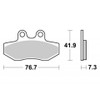 AP Racing Brake Pad for Moto Derbi 50 Senda Black