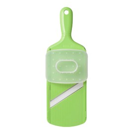 Kyocera CSZ-182NGR Thin Slicer, 3 Levels, Thickness Adjustment, Made in Japan, Ceramic, Rust Free, Disinfecting Bleach, Natural Green