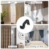 QualityDen Curtain Pole Brackets Adjustable Length of 9 - 12cm