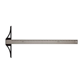 ALVIN SST48 Stainless Steel Professional Graduated T-Square, Drawing and Design Tool, Great for Carpentry, Drafting, Architecture, Engineering, and Art - 48 Inch
