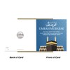 RED OCEAN Umrah Mubarak Kaaba Islamic Greetings Card 145mm x
