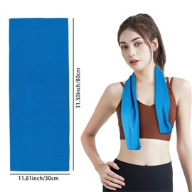 QXCFTW 6Pcs Gym Towel, Sweat Towel, Cooling Towel, Cool Towel, Travel Towel, Cooling Towels, Cool Towels for Neck for Yoga Outdoor Golf Running Hiking Sports Camping Travel (40"x 12")