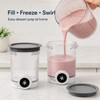 Replacement Pint Containers & Lids Compatible with Ninja Swirl CREAMi