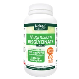 Naka Magnesium Bisglycinate 200 mg - 260 Veggie Caps