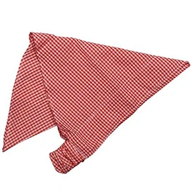 Triangle Cloth with Rubber for Children, Triangle Fabric, School Lunch Apron, Kids Apron, Kids Apron, red