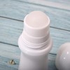 4 Pcs White 75ml Empty Refillable Roller Bottle Plastic Roll