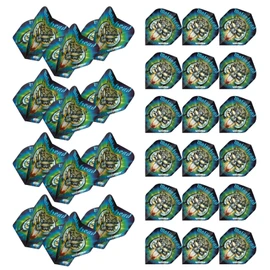 WINMAU Rock Legends Dart Flights - 10 Sets Per Pack (Total 30 Dart Flights) Available in Varying Designs (Motorhead, Overkill)
