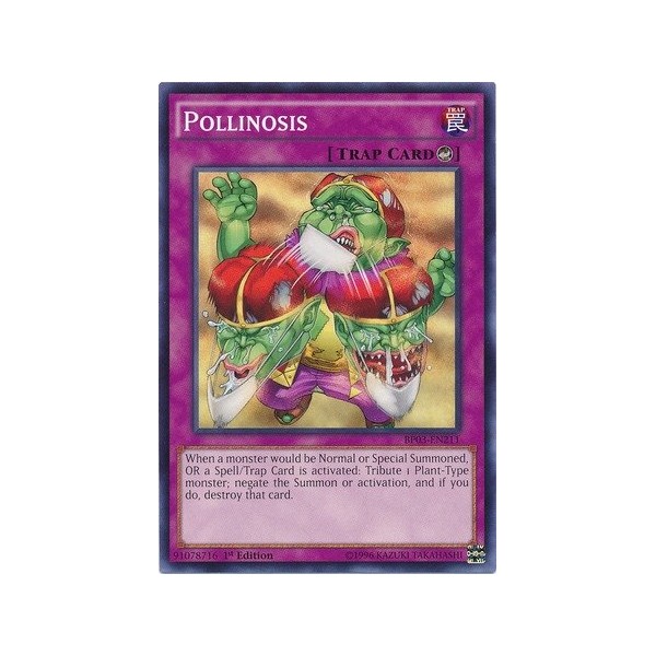 Yu-Gi-Oh! - Pollinosis (BP03-EN211) - Battle Pack 3: Monster League