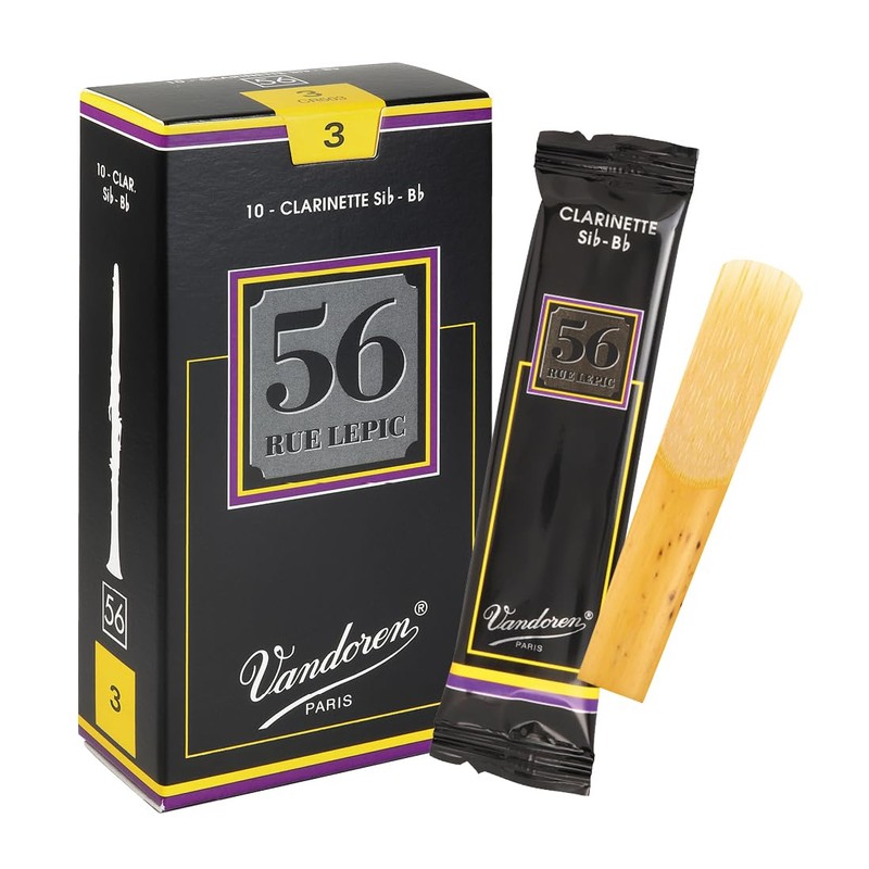 Vandoren CR5025 Bb Clarinete 56 Rue Lepic Reeds fuerza 2.5;