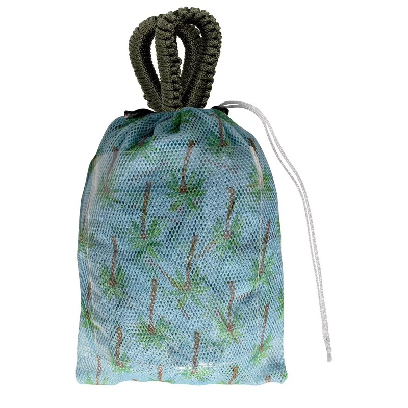 Bliss Hammocks In a Bag Strong Mesh Fabric Light Blue