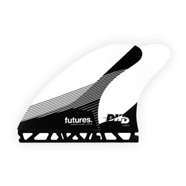 Future Fins DHD Honeycomb Large Tri Fin Set - Black/White