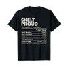 Skelt, West Virginia Proud Nutrition Facts T-Shirt