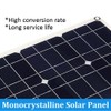 50W 5V/18V Solar Panel Dual USB Output Monocrystalline Solar Panel