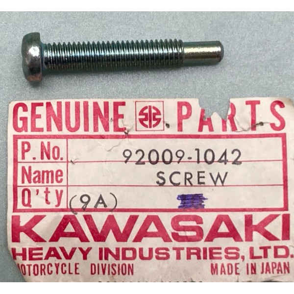 Kawasaki NEW GENUINE KAWASAKI 92009-1042 SCREW 6X38