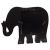 Purpledip Artistic Photoframe Wooden Elephant Shaped for 4x4 inch photo
