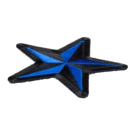 PatchStop - World's Largest Patch Store Nautical Star Blue & Black Patch, Star Patches