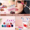 Beavorty 2sets -in Kit: Eyelash Tubes Mascara Wands Non-slip Design