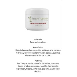 Crema Facial Matizante Para Piel Grasa Y Acnéica