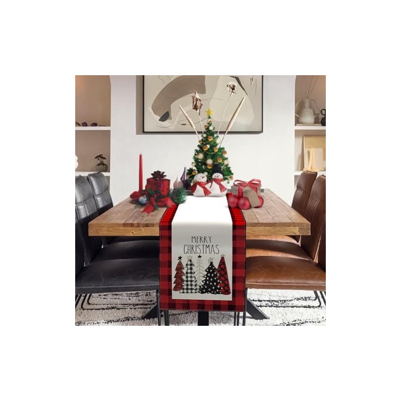 uunida Camino de Mesa Navidad Estampado - Decoración Navideña -