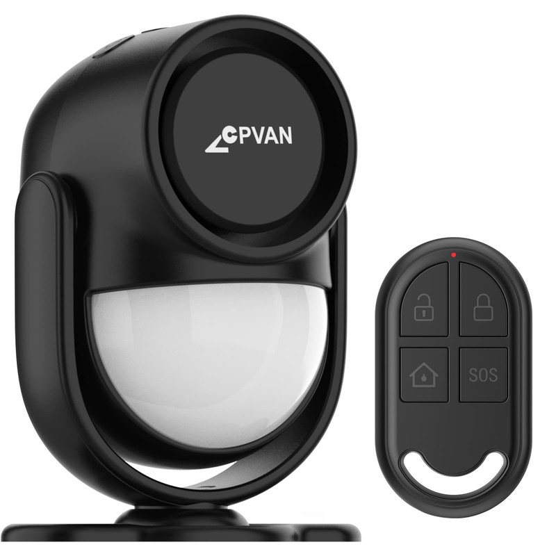 CPVAN PIR Motion Sensor Alarm Motion Sensor with Remote Control