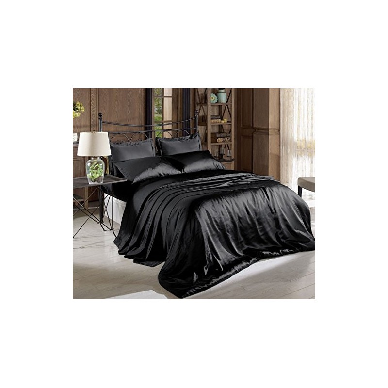 Hight Thread Count Solid Color Soft Silky Charmeuse Satin Luxury