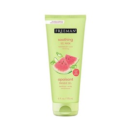 Freeman Soothing Watermelon & Aloe Gel Facial Mask, Hydrates, Nourishes, & Soothes Irritated Skin, Cooling, Calming Gel Face Mask, For Sensitive & Break-Out Prone Skin, 6 fl.oz. Tube Skincare Skin Repair Aloe Vera Comfort