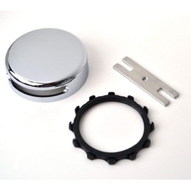 Watco Innovator Snap-On Bathtub Overflow Plate Kit in Chrome Plated