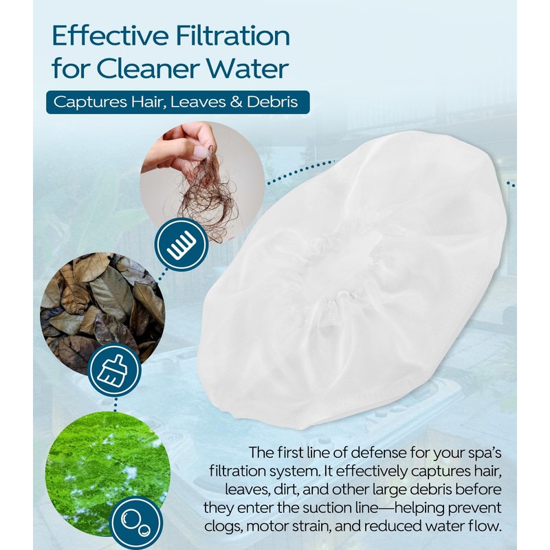 ZEZHIMI 6540-213 Hot Tub Suction Drain Protector Filter – Mesh