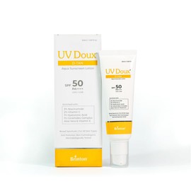 Brinton UV Doux D-Tan Aqua Sunscreen Lotion SPF 50 PA++++ 8-Hour Hydration with Niacinamide and Vitamin C 50 ml