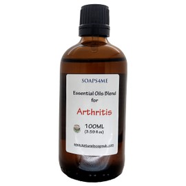 SOAPS4ME Arthtritis Relief Essential Oils Blend | Body Oil | Massage Oil | 100ml