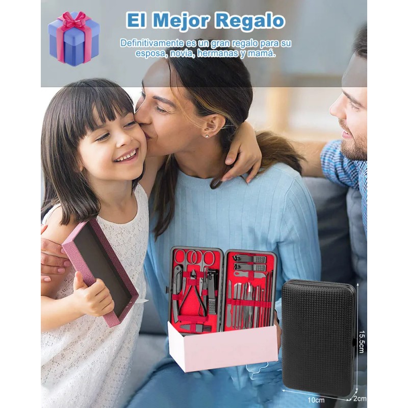 Manicura Y Pedicura, Lonk Set Manicura Multifuncional 24 Pcs