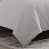 Vera Wang Waffle Pique Cotton Comforter Set, Queen, Grey