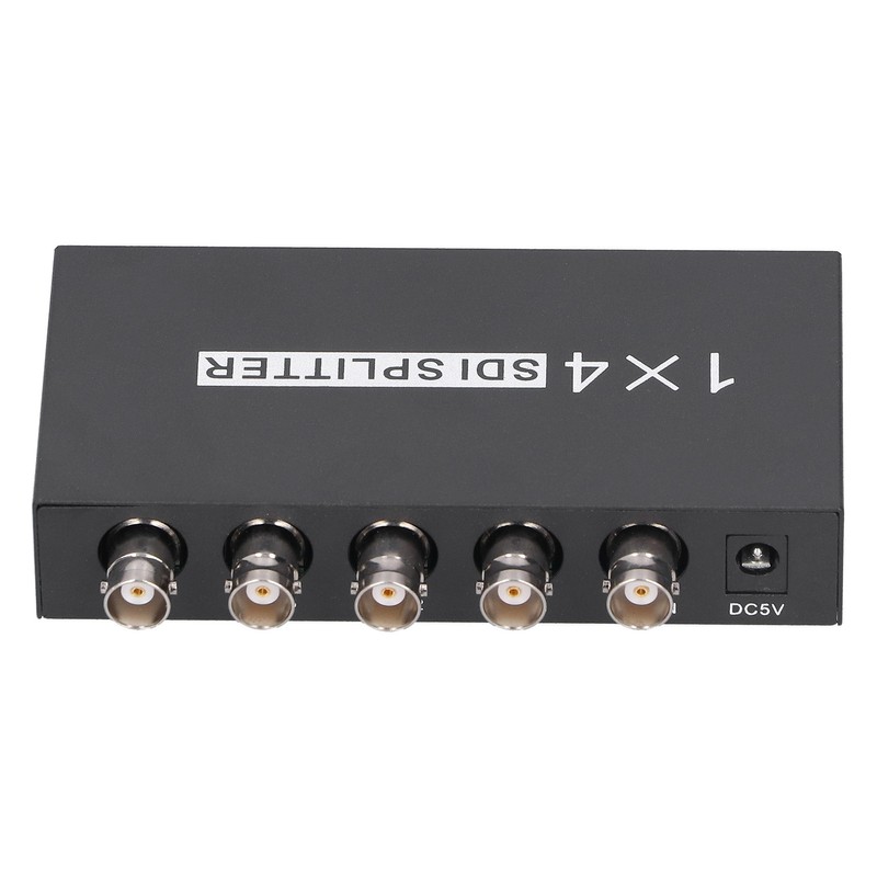 F214 SDI Splitter 1x4 1 in 4 Out Supports SD/HD/3GSDI