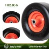 Wolf Pack 11x6.00-5 Flat Free Tire and Wheel, 5.875" Centered